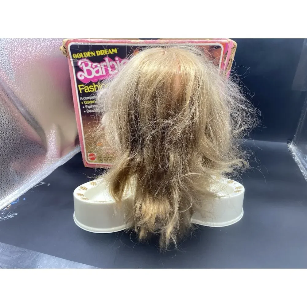 VTG 1980 Golden Dream Barbie Fashion Face For Parts Head / Original Box Only